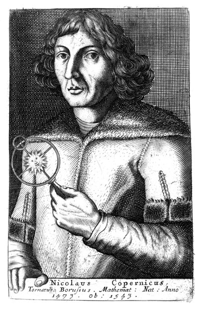 Nicolas Copernicus, astrônomo e matemático polonês de Unbekannt
