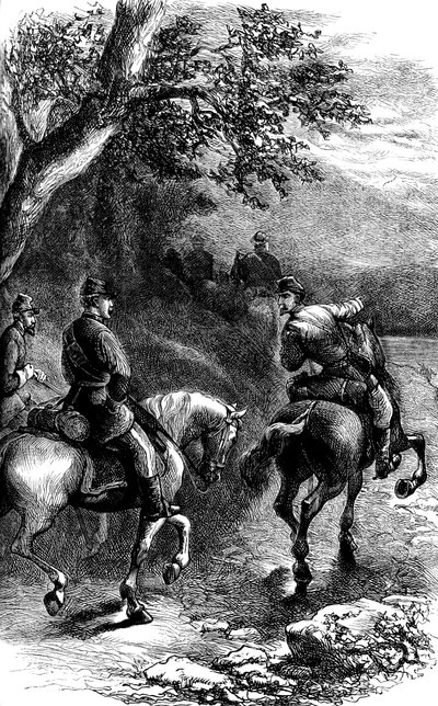 Marcha noturna em Harpers Ferry, Virgínia, c1861 c1880 de Unbekannt