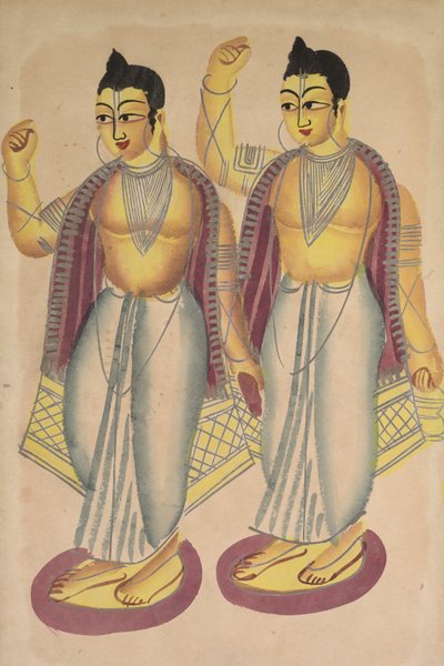 Nitai e Gaur, 1800. de Unbekannt