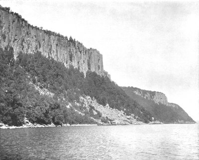 Extremidade norte dos Palisades, Hudson River, EUA, c1900. de Unbekannt