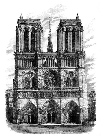 Notre Dame, Paris, c1888 de Unbekannt