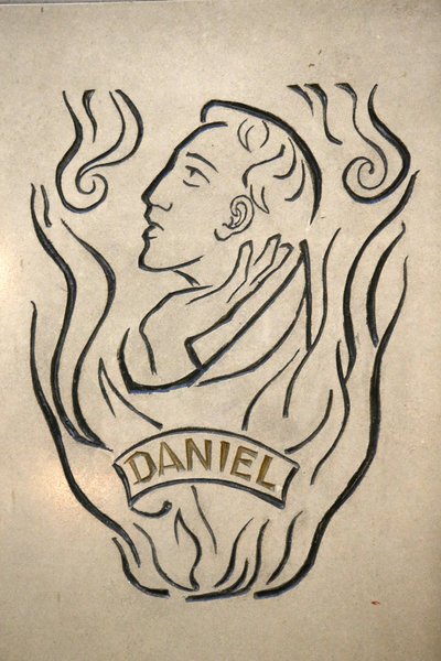 Notre Dame de France catholic church, Londres. Daniel, o profeta, Londres, Grã-Bretanha. de Unbekannt
