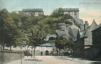 Castelo de Nottingham, final do século XIX e início do século XX. de Unbekannt