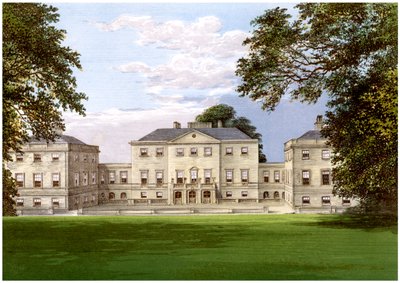 Nuneham Park, Oxfordshire, casa da família Harcourt, c1880 de Unbekannt