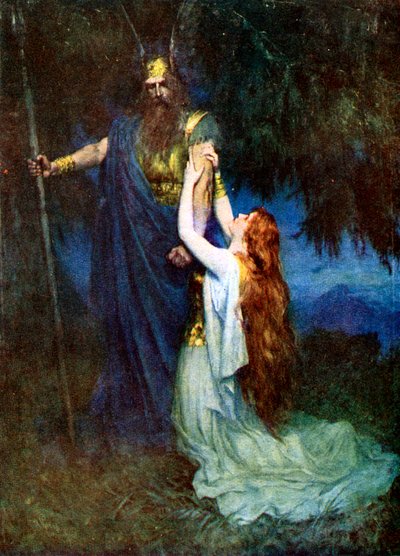 Odin e Brunhilde de Unbekannt