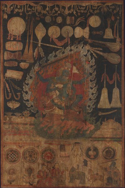 Ofertas à Deusa Palden Lhamo, finais do século XVI. de Unbekannt
