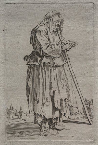 Velha mendiga, 1600s. de Unbekannt