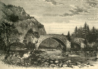 Ponte velha em Invercauld, 1898. de Unbekannt