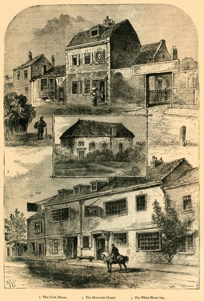 Chelsea velho em 1750, c1876. de Unbekannt