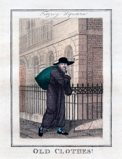 Old Clothes !, Fitzroy Square, Londres, 1805 de Unbekannt