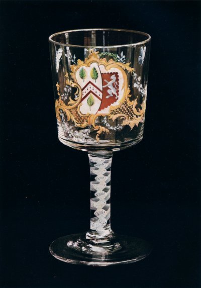 Cálice de vidro inglês antigo, c1775 de Unbekannt