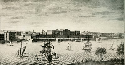 Forte velho William, do rio, 1754, 1925. de Unbekannt