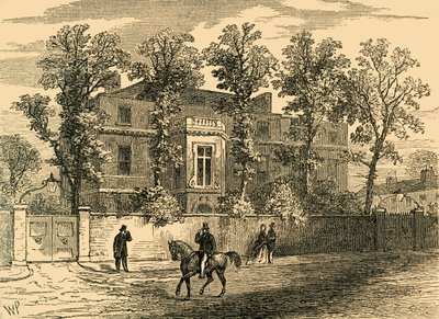 Old Gore House, em 1830, c1876. de Unbekannt