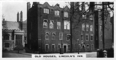 Casas Antigas, Lincolns Inn, Londres, c1920s de Unbekannt