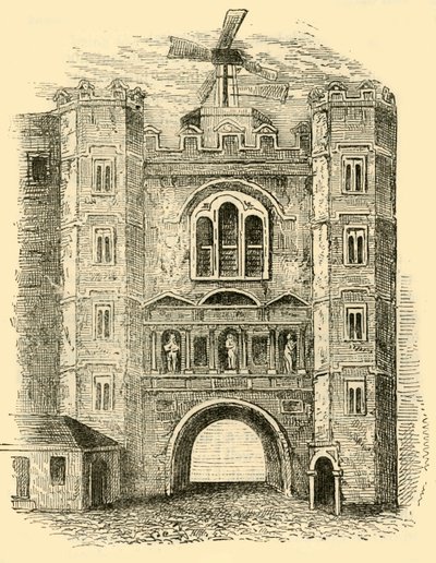 Old Newgate, c1760, c1872. de Unbekannt