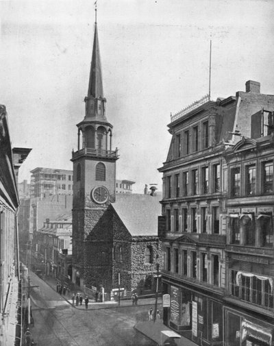 Igreja Velha do Sul, Boston, EUA, c1900. de Unbekannt