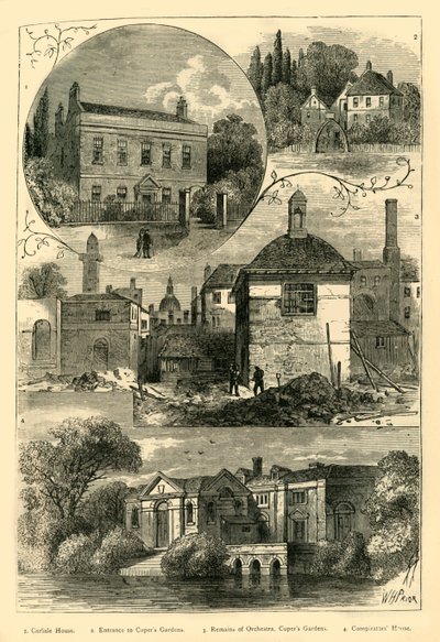 Vistas antigas em Lambeth, c1878. de Unbekannt