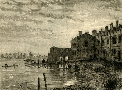 Escadas velhas de Whitehall, 1881. de Unbekannt