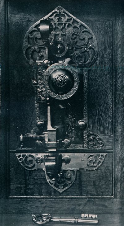 Fechadura de aço portátil Oliver Cromwells, século c17th, 1904 de Unbekannt