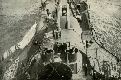A bordo de um Dreadnought francês, 1919. de Unbekannt