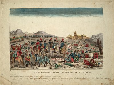 No campo de batalha de Eylau, 1807 de Unbekannt