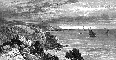 Na costa da Cornualha, 1900 de Unbekannt