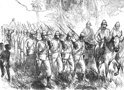 Na marcha de Elmina, c1880 de Unbekannt