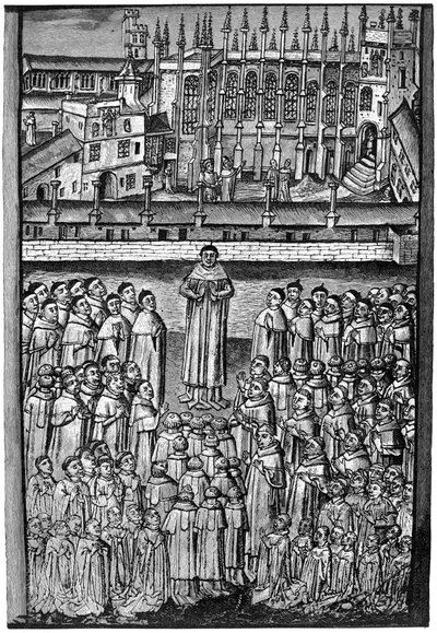 Cem funcionários, New College, Oxford, c1453, 1892 de Unbekannt