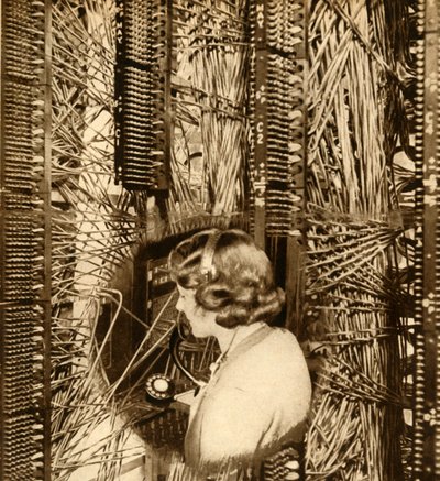 Operador na Mayfair Exchange, 1932, 1933. de Unbekannt