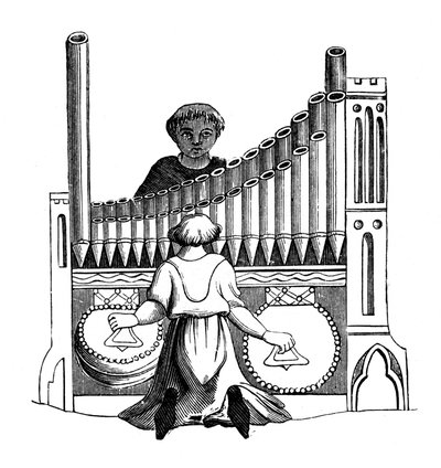 Órgão com um único teclado, século XIV, 1870 de Unbekannt