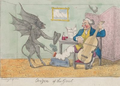 Origem da gota, c. 1810. de Unbekannt