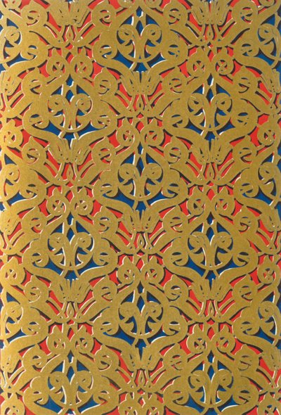 Ornamento na porta na entrada do Ventana, Salão das Duas Irmãs, 1907. de Unbekannt