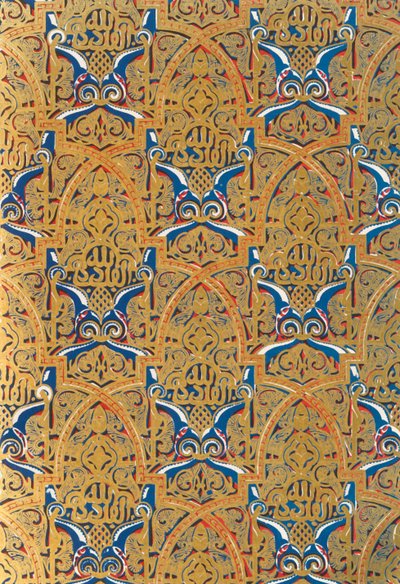 Ornamento em painéis nas paredes, Salão dos Embaixadores, 1907. de Unbekannt