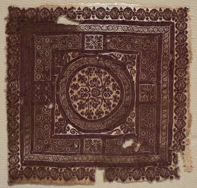Ornamento com nós entrelaçados simbólicos, 400s - 600s. de Unbekannt