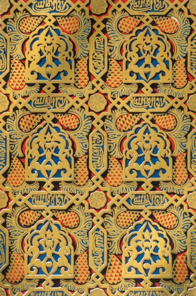 Ornamentos em painéis, Salão dos Embaixadores, 1907. de Unbekannt