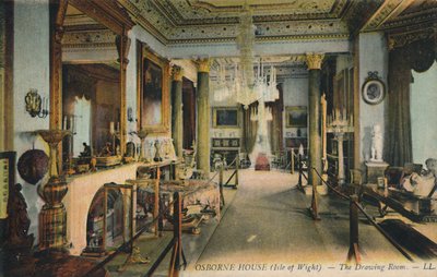 Osborne House Isle of Wight - a sala de estar. de Unbekannt