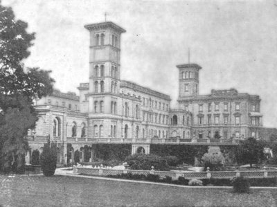 Casa de Osborne na época de Victoria, 1901. de Unbekannt