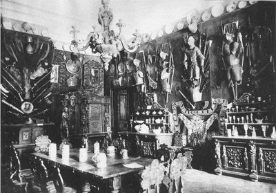 Ostafyevo Estate. A grande sala de jantar, final do século XIX de Unbekannt