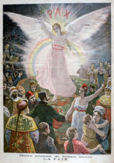Nossa esperança para o ano novo: paz, 1894 de Unbekannt