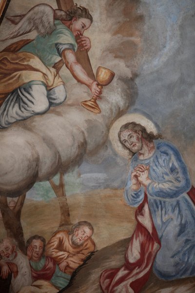 A igreja de Nossa Senhora da Assunção. Jesus orando em Getsemani Cordon France de Unbekannt