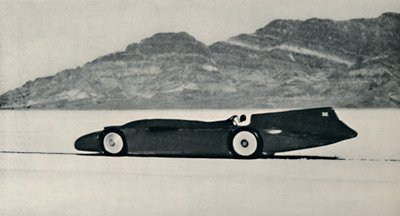 Mais de 300 milhas por hora no Salt Flats, Bonneville, Utah, 1937 de Unbekannt