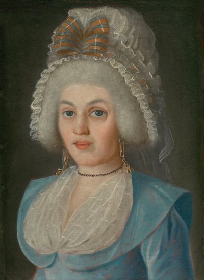 RETRATO DE UMA SENHORA EM BONNET RENDA de Unbekannt