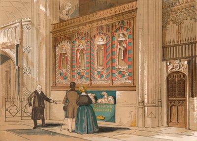 Tela pintada, Capela de St. Georges, c1845, 1864 de Unbekannt