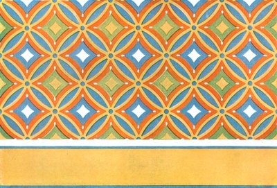 Teto pintado no túmulo de Amenemhet em Tebas, Egito, 1928. de Unbekannt
