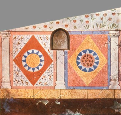 Decoração pintada na Cripta de Stasovsky, Bósforo cimério, Kerch, 1928. de Unbekannt