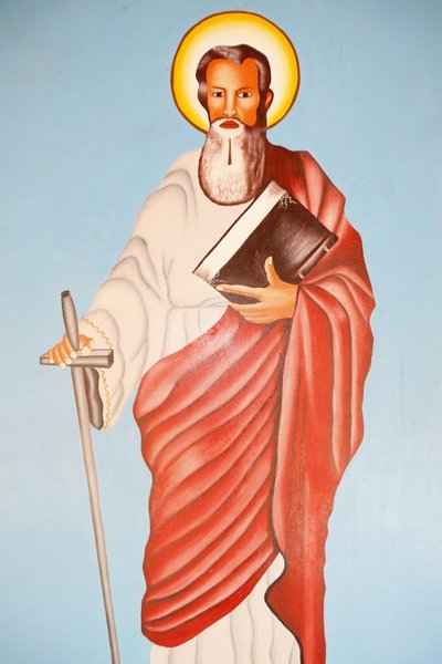 Pintura na catedral de Kpalime : São Paulo, Lome, Togo de Unbekannt