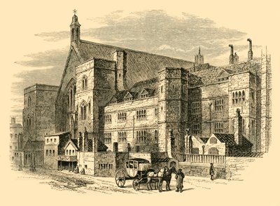 Pátio do palácio no século XVIII, 1881. de Unbekannt
