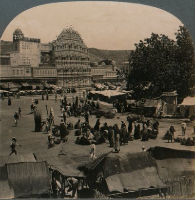 Palácio dos Ventos do Templo de Shiva, Jeypore, Índia, 1902 de Unbekannt