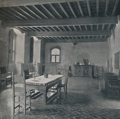 Palazzo Davanzati, sala principal no terceiro andar, 1928 de Unbekannt