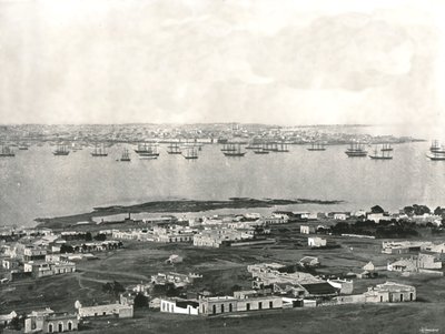Panorama da colina, Montevidéu, Uruguai, 1895. de Unbekannt